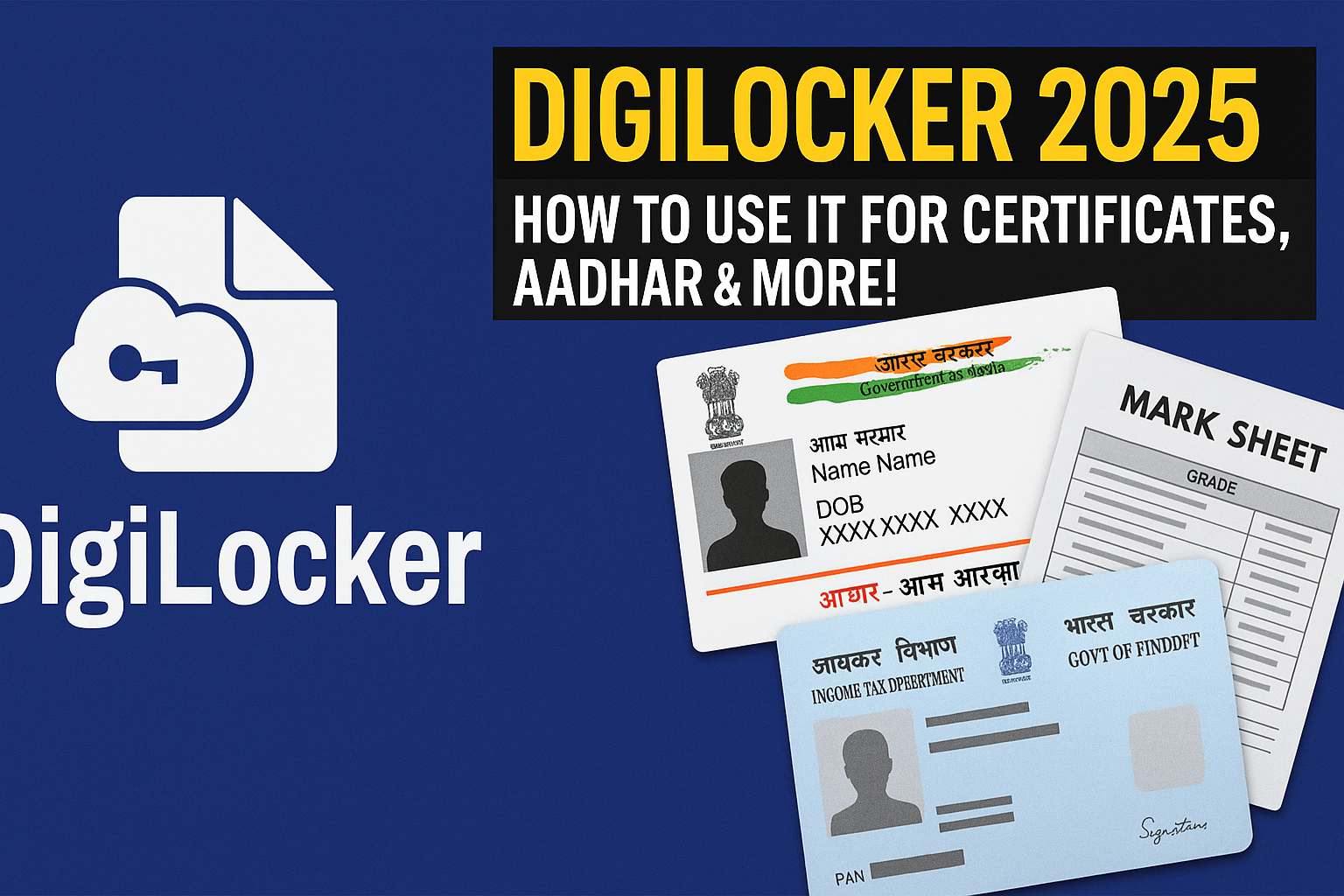 DigiLocker 2025 – How to Use It for Certificates, Aadhar, and More!